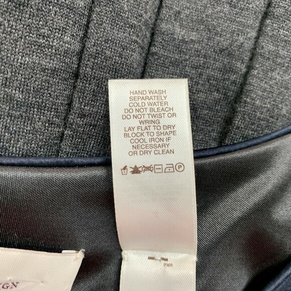 Laundry by Design Women's Dress Size 4 Gray Blue Bubble NWT Silk Wool Blend $275 - Picture 10 of 10